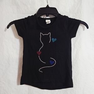 Kids' Black Cat Graphic Tee